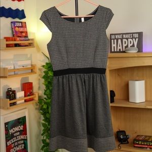 Above the Knee Gray Dress